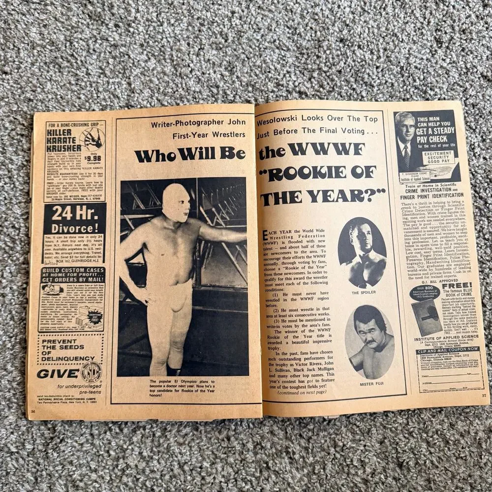 MAY 1973 BIG BOOK OF WRESTLING MAGAZINE RIP HAWK DUSTY WAHOO BARON SONNY KING